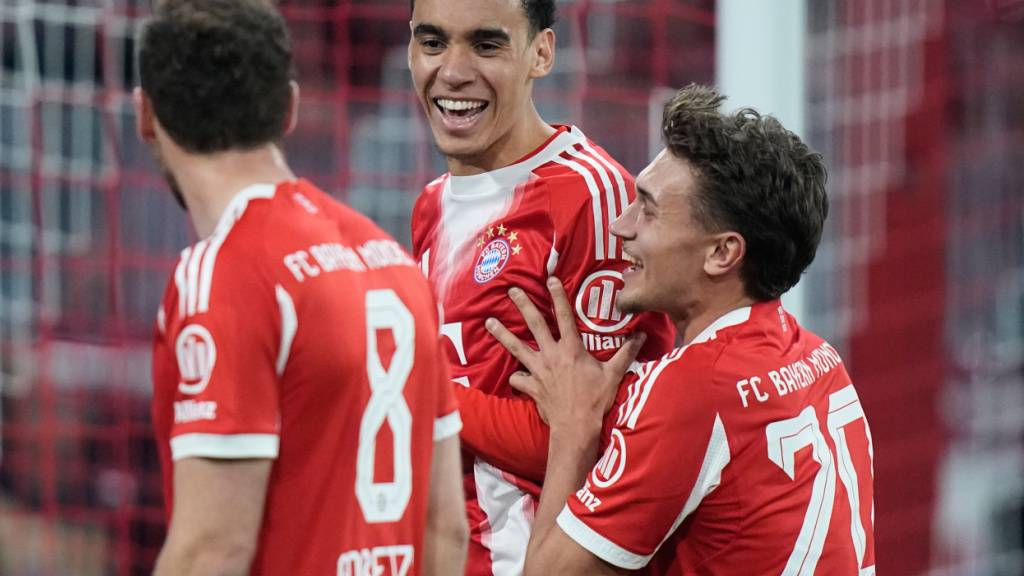 Die Spieler von Bayern München sind weiter im Hoch