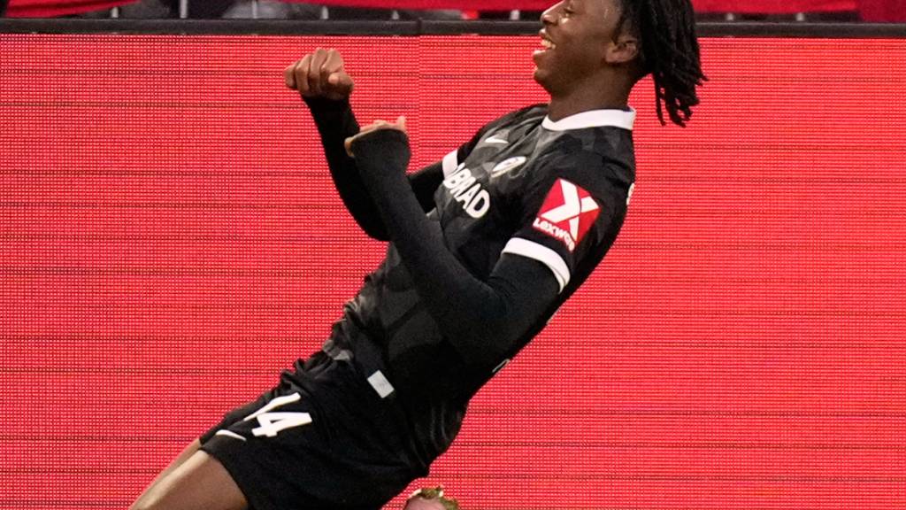 Gegen Salzburg ohne Tor, aber mit Freiburg gut im Schuss: der Schweizer Internationale Johan Manzambi