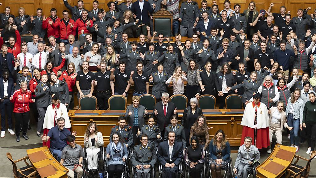 Grosse Ehre für erfolgreiche Schweizer Sportlerinnen und Sportler