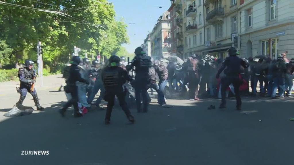 Hoher Sachschaden: Bilanz zum 1. Mai in Zürich