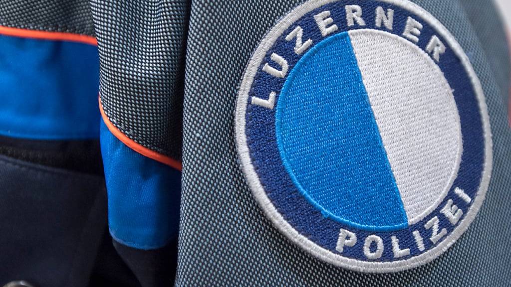 Die Luzerner Polizei errichtete eine Strassensperre. (Archivbild)