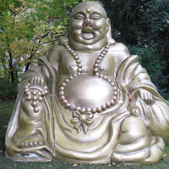 XXL-Buddha in Winterthur aufgetaucht