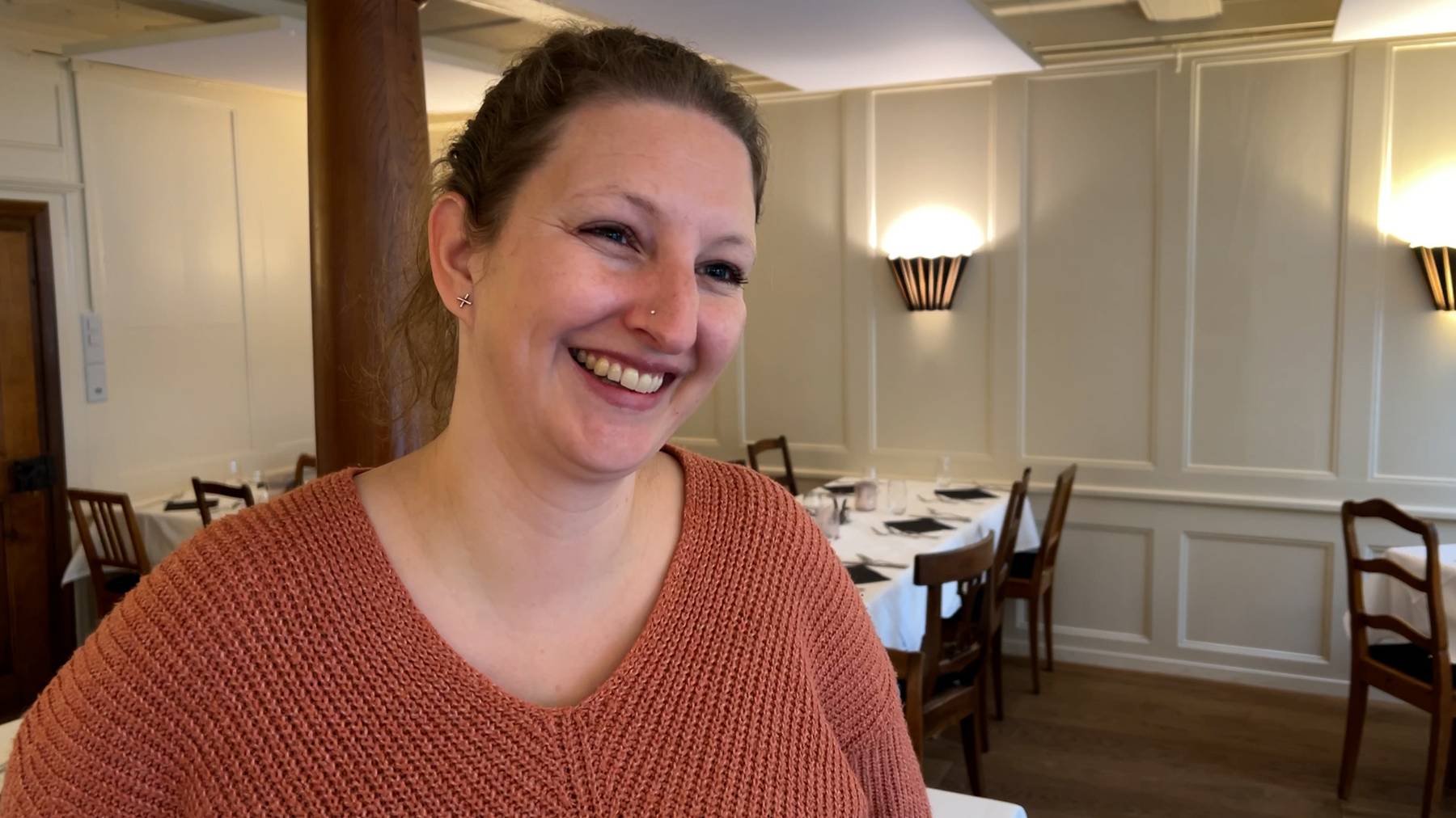 Jsabelle Burkhardt hofft auf mehr Nachwuchs in der Gastronomie.