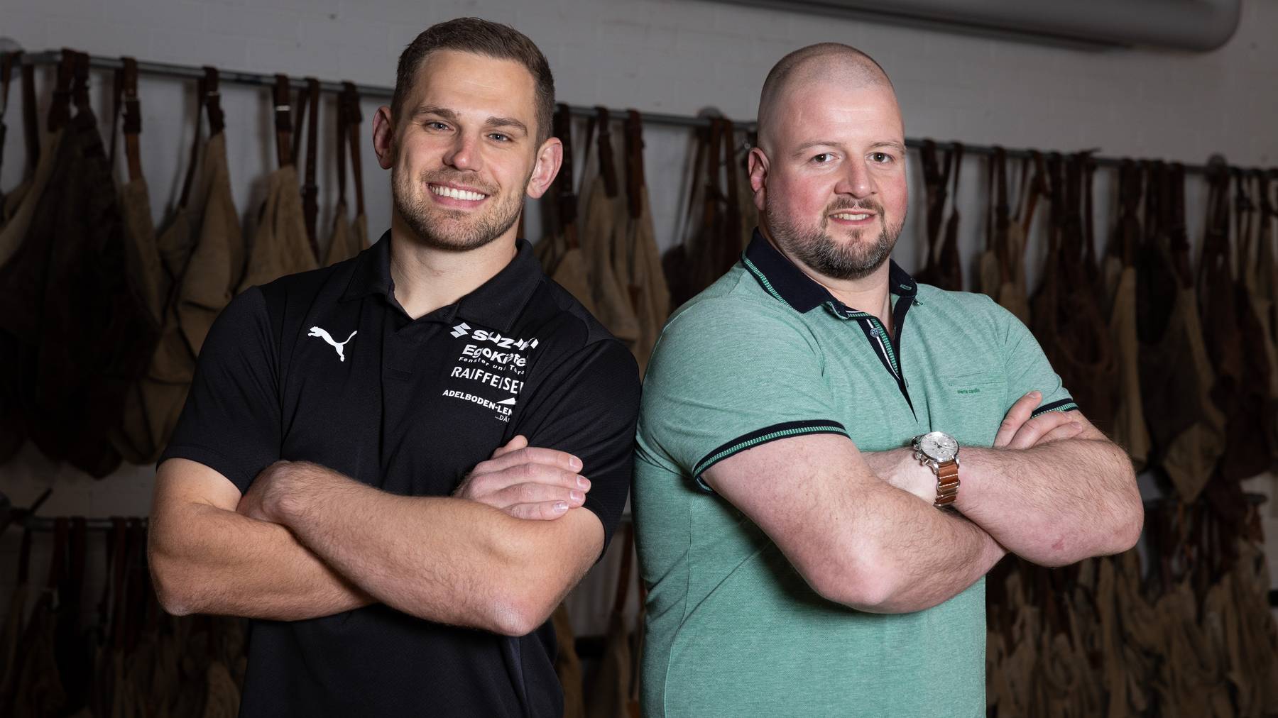 Remo Käser und Florian Gnägi ergänzen das TeleBärn-Expertenteam (Foto: Anne-Camille Vaucher)