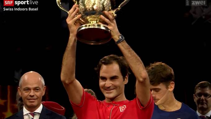 Roger Federer gewinnt die Swiss Indoors