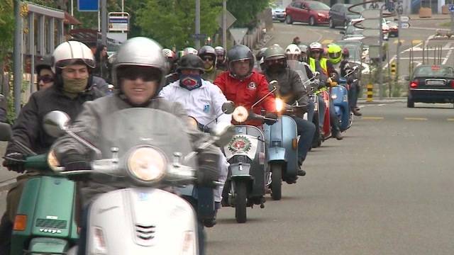 Vespa-Treff in Wettingen