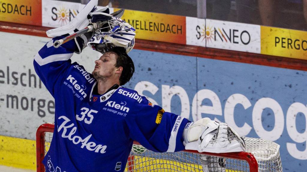 Für den EHC Kloten und Goalie Ludovic Waeber beginnt die neue Saison perfekt