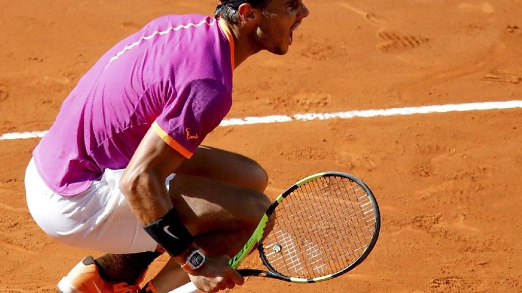 In Topform auf Sand: Rafael Nadal