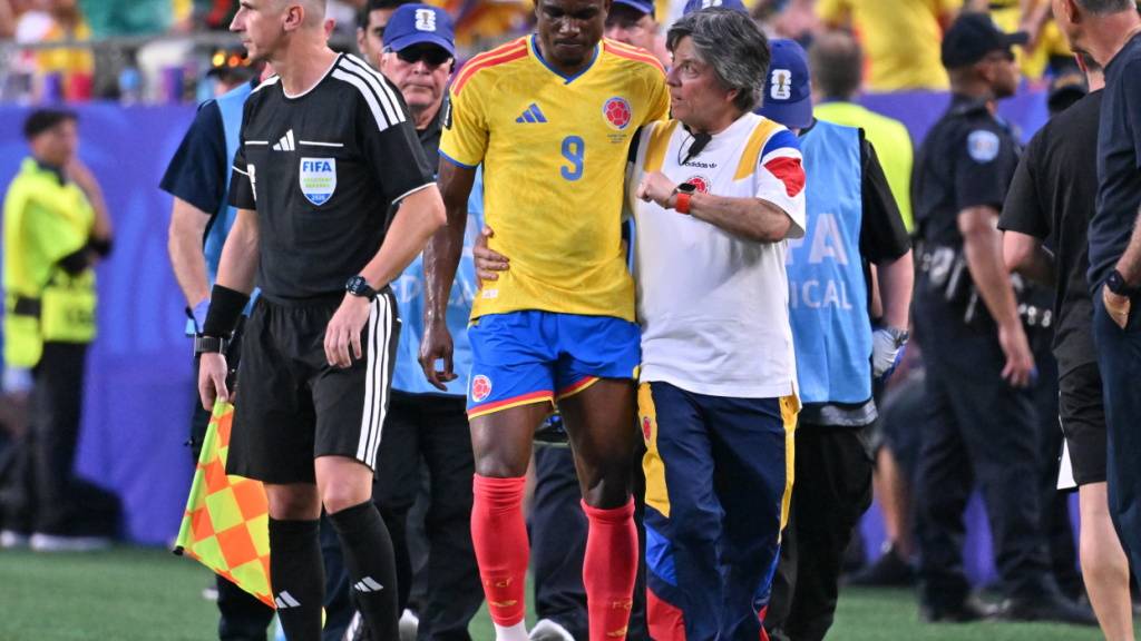 Herber Verlust für Kolumbien: Die Südamerikaner müssen im Spiel gegen die Schweiz auf Stürmer Jhon Cordoba verzichten