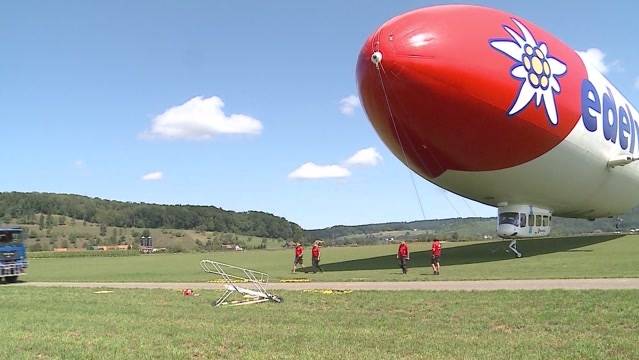 Fliegender Koloss über dem Aargau