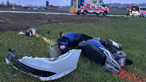 55-Jähriger wird bei Unfall in Islikon TG mittelschwer verletzt