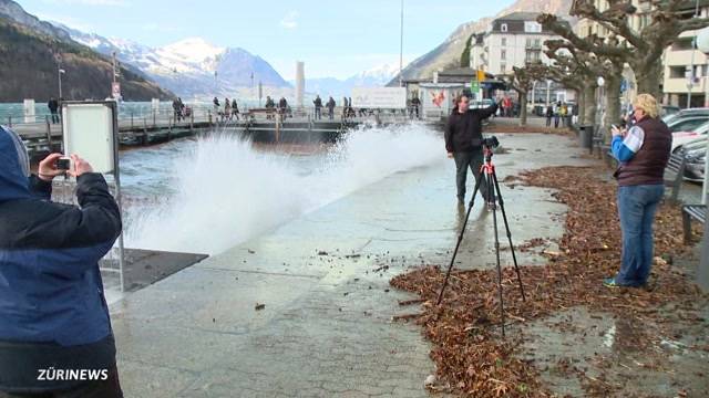 Föhnsturm fegt über Schweiz