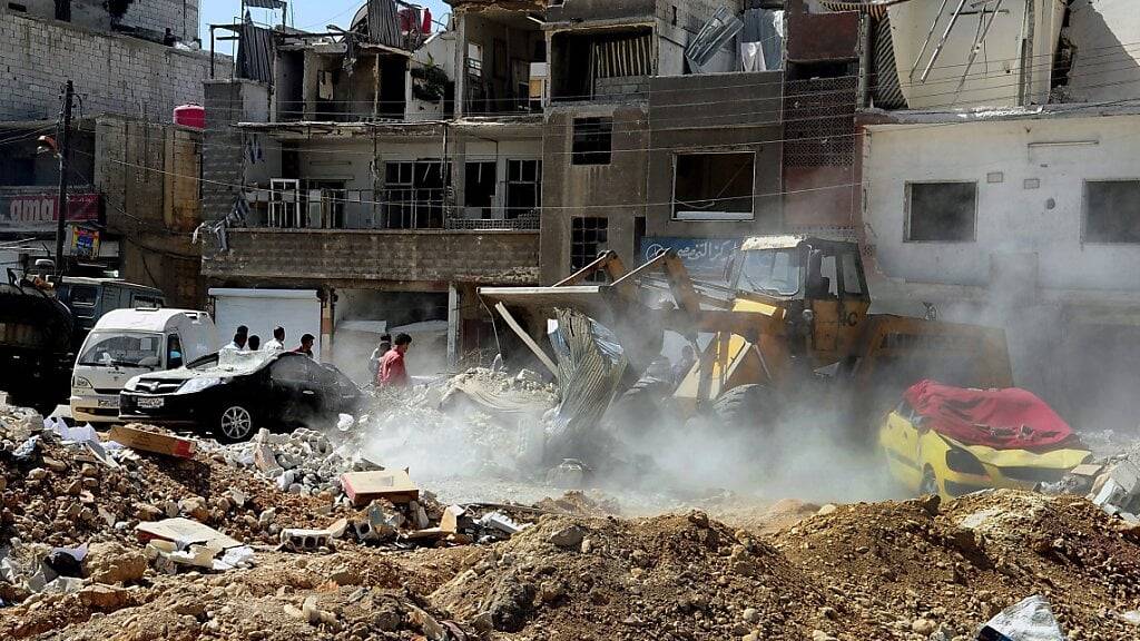 Die Al-Nusra-Front verübte zahlreiche Attentate, hier 2012 mit einer Autobombe in Damaskus (Syrien). (Archivbild)