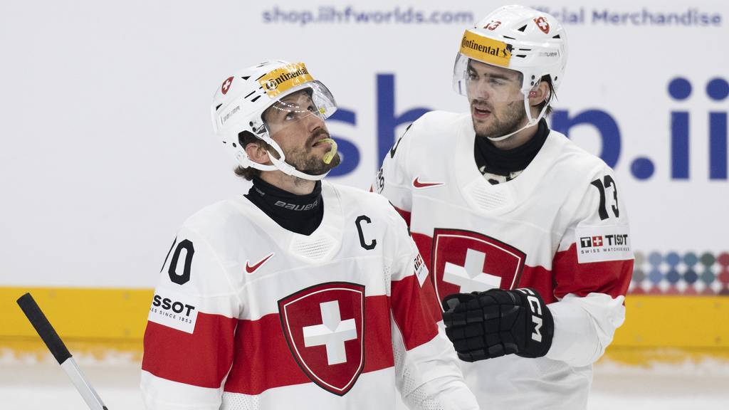 An der vergangenen Eishockey-WM in Tschechien trugen auch die Schweizer NHL-Stars Roman Josi und Nico Hischier einen Halsschutz.