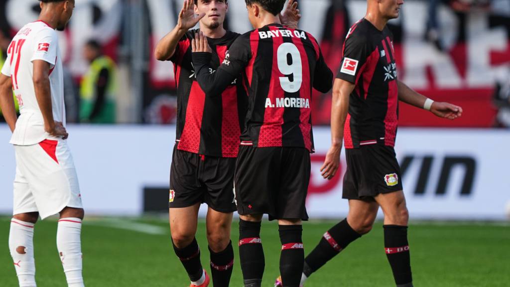 Leverkusen gewinnt gegen Leipzig