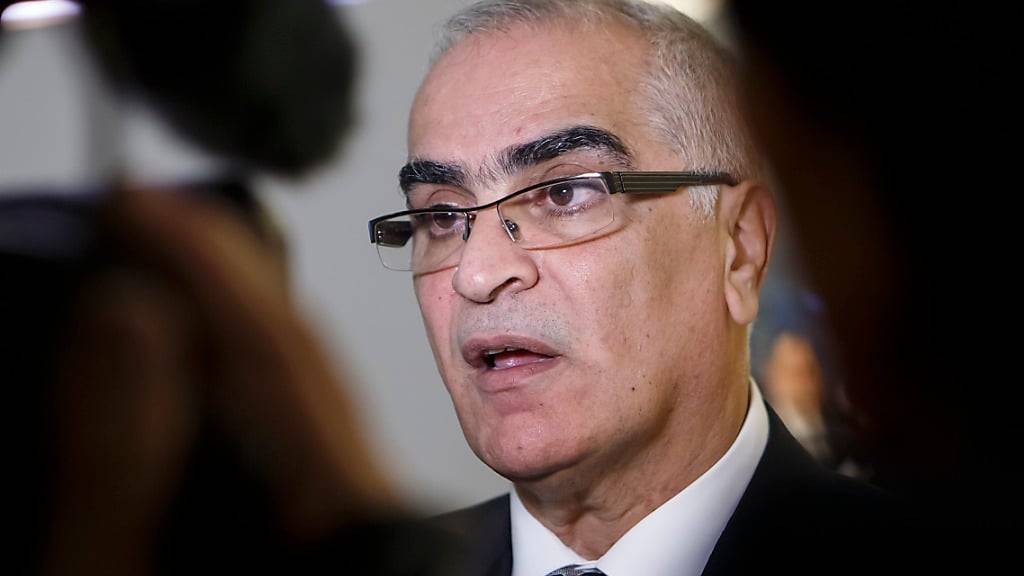 Will wegen der eingestellten Zahlungen an Nichtregierungsorganisationen in Bern intervenieren: Ibrahim Khraishi, der palästinensische Uno-Botschafter in Genf. (Archivbild)