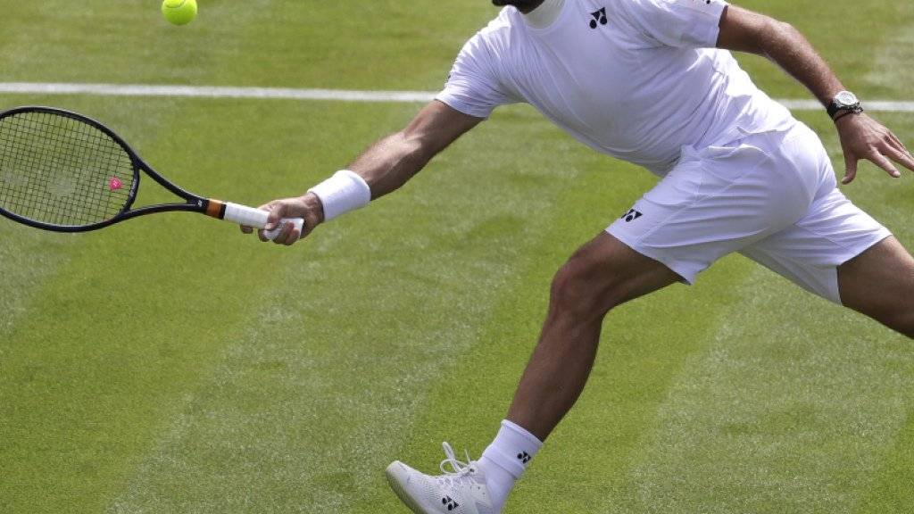 Stan Wawrinka bot bei seiner Auftaktpartie in Wimbledon eine starke Leistung