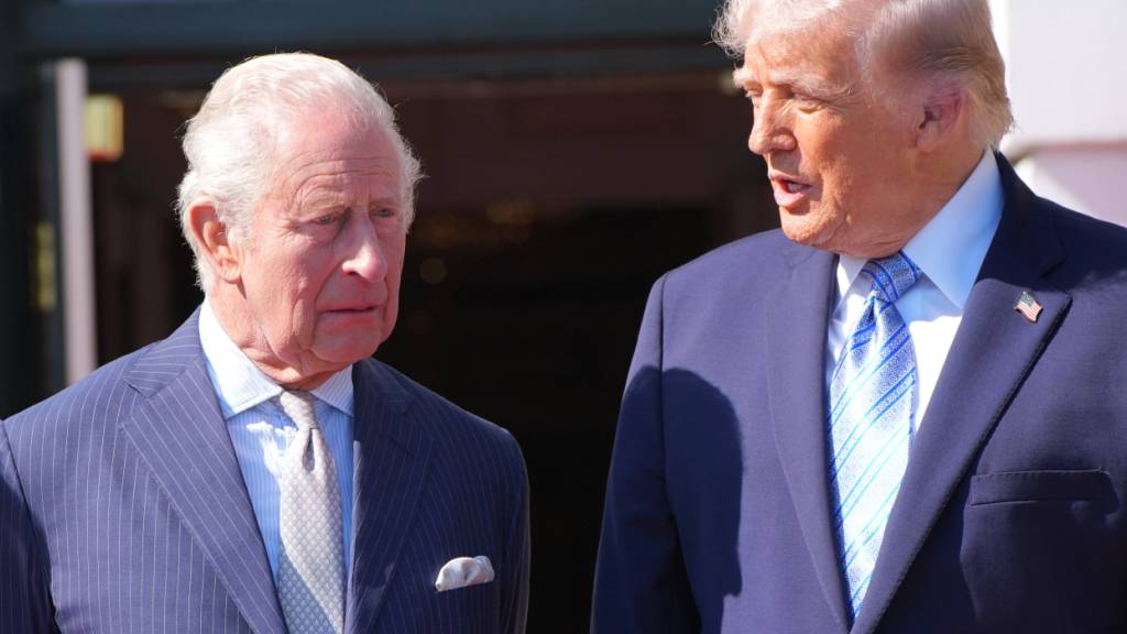 König Charles III. neben US-Präsident Donald Trump. Foto: Alex Brandon/AP/dpa