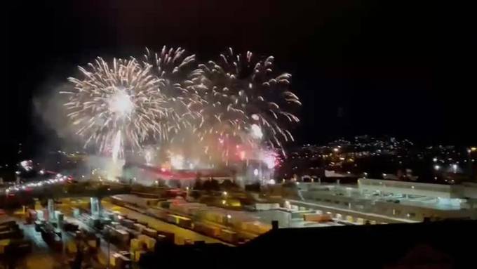 Feuerwerk zum 20. Geburtstag des St. Jakob Parks