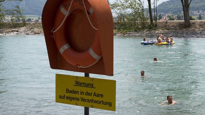 Junger Mann nach Problemen in der Aare in Muri bei Bern vermisst