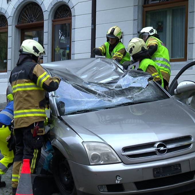 Grosse Übung in Langenthal – Feuerwehr sucht Nachwuchs