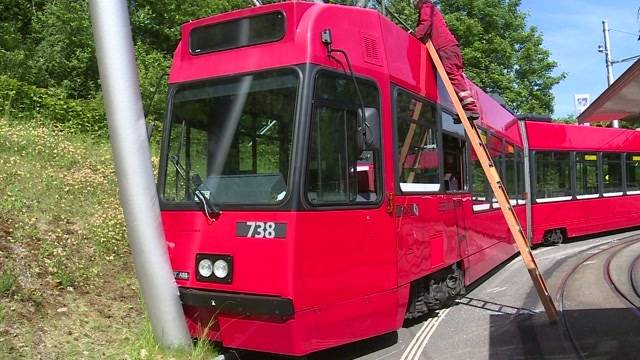 Tram in Bümpliz entgleist