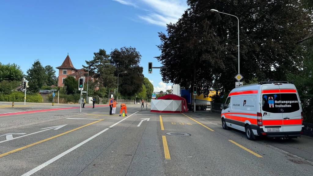 Die Frau wurde beim Unfall schwer verletzt.