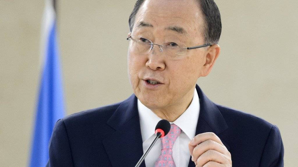 UNO-Generalsekretär Ban Ki Moon hat in einem Bericht an den UNO-Sicherheitsrat die iranischen Raketentests vom März kritisiert. (Archiv)