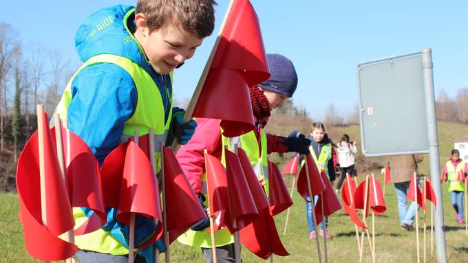 Gegen Littering: Pro «Fätzli» ein «Fähnli»