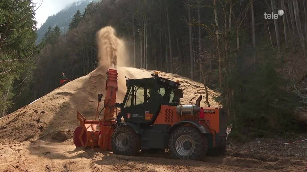 Snowfarming in Engelberg