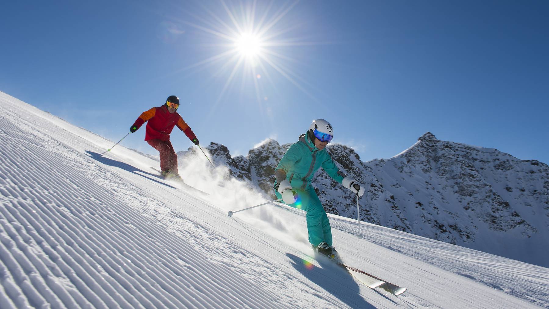 In Engelberg kannst du von Freitag bis Sonntag Fivestar-Skis testen.