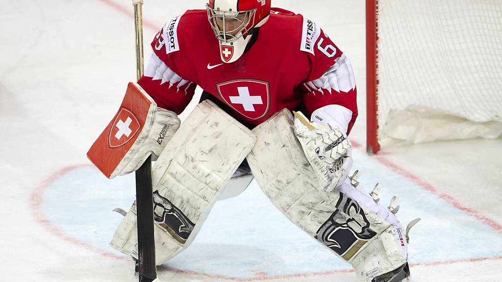Leonardo Genoni hütet in Visp und wohl auch in Peking das Tor der Schweizer Eishockey-Nationalmannschaft