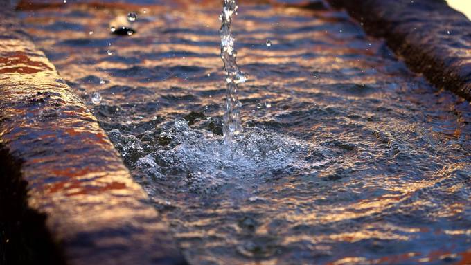 Brunnen wegen Wassermangel abgestellt