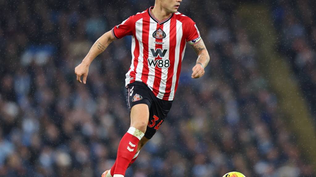 Granit Xhaka stand erstmals wieder in der Startelf für Sunderland nach seiner Verletzung