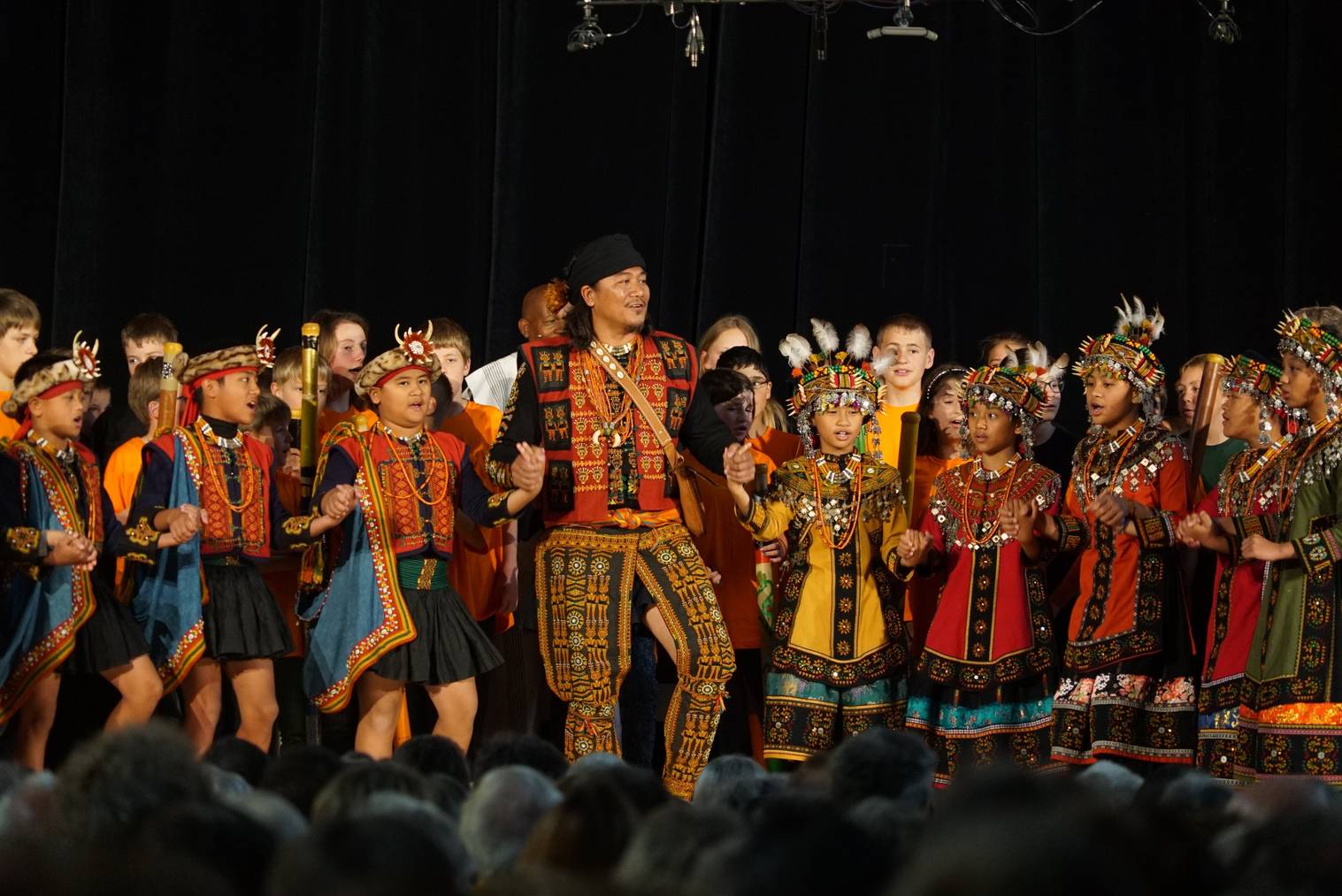 Auftritt des Arican Children's Choir am Klangfestival, ein Schulprojekt der Primarschule Alt St.Johann. (Bild: zVg)