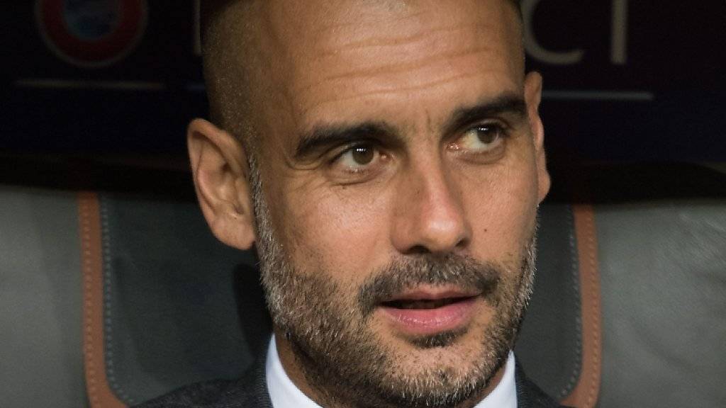 Bayern-Trainer Guardiola hat gut lachen: Sein Team hat noch keinen Punkt abgegeben