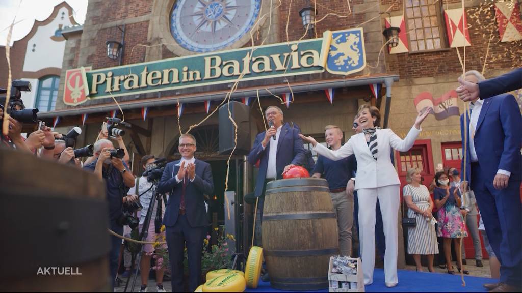 Emotionale Eröffnung der Bahn «Piraten in Batavia» im Europa-Park