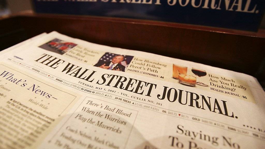 US-Qualitätszeitungen wie das «Wall Street Journal» verzeichnen einen grossen Zuwachs an Abonnenten und profitieren damit von der Trump-Präsidentschaft. (Archiv)