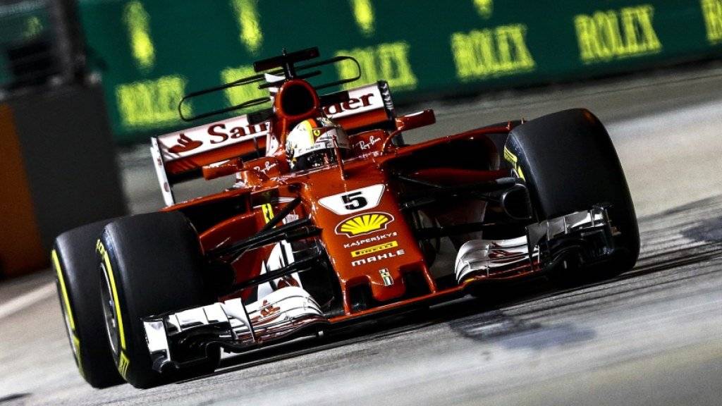 Sebastian Vettel Schnellster in Singapur