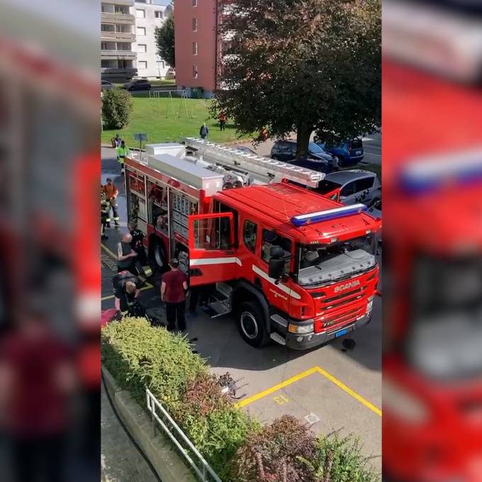 Brand in Mehrfamilienhaus-Keller in Langenthal – Bewohnende evakuiert