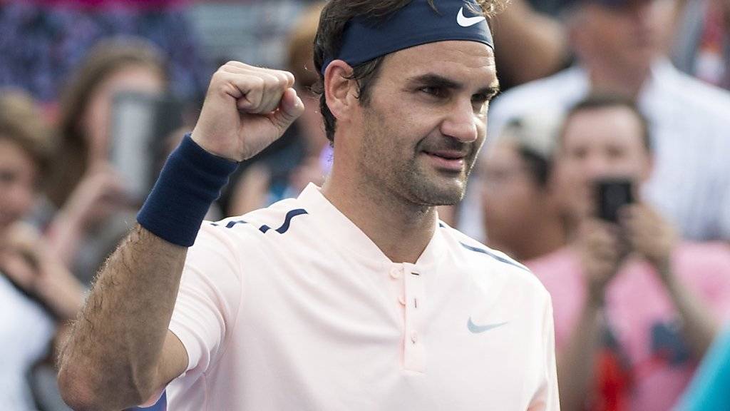Roger Federer steht in Montreal nach dem Halbfinal-Sieg gegen Robin Haase im Endspiel