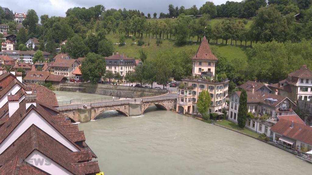 Die Wassermenge im Berner Mattequartier geht zurück