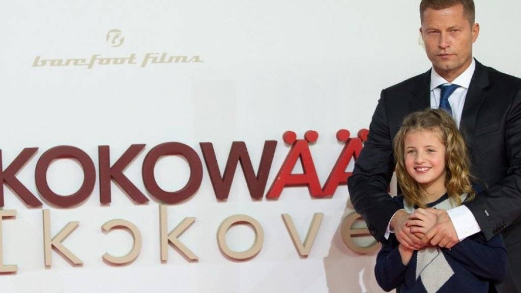 Til Schweiger und seine Tochter Emma vor der Premiere des Films «Kokowääh 2» 2013 in Berlin (Archiv)