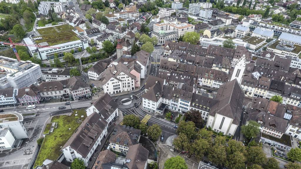 Die Stadt Frauenfeld von oben (Archivbild: Tagblatt/Olaf Kühne)