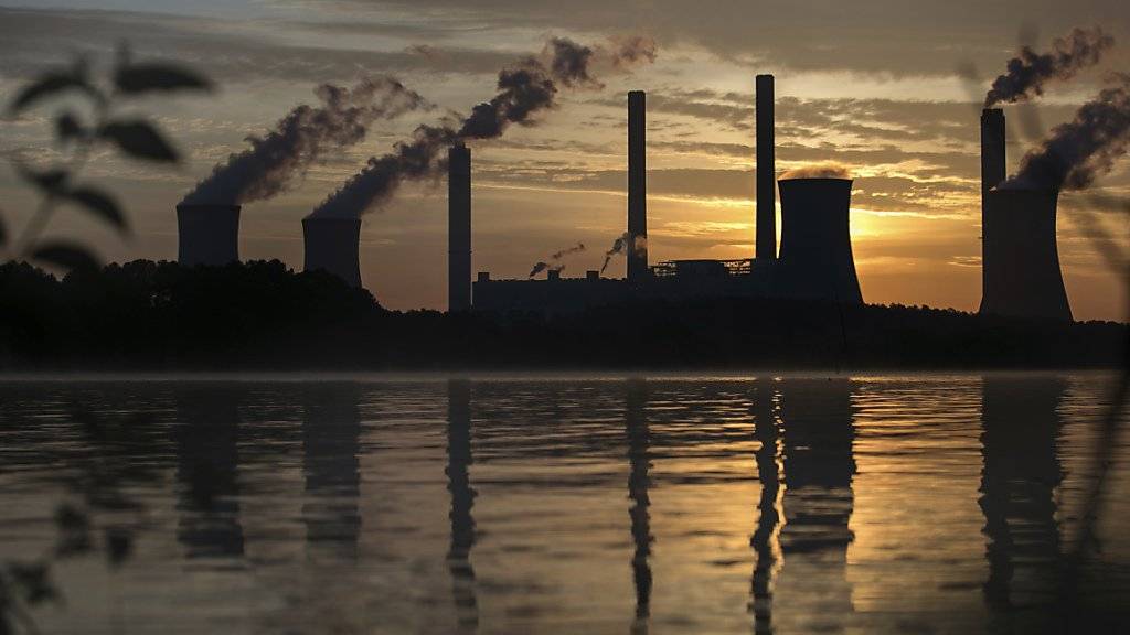 Eine der grössten CO2-Schleudern in den USA: das Kohlekraftwerk Scherer in Juliette im Bundesstaat Georgia. (Archivbild)
