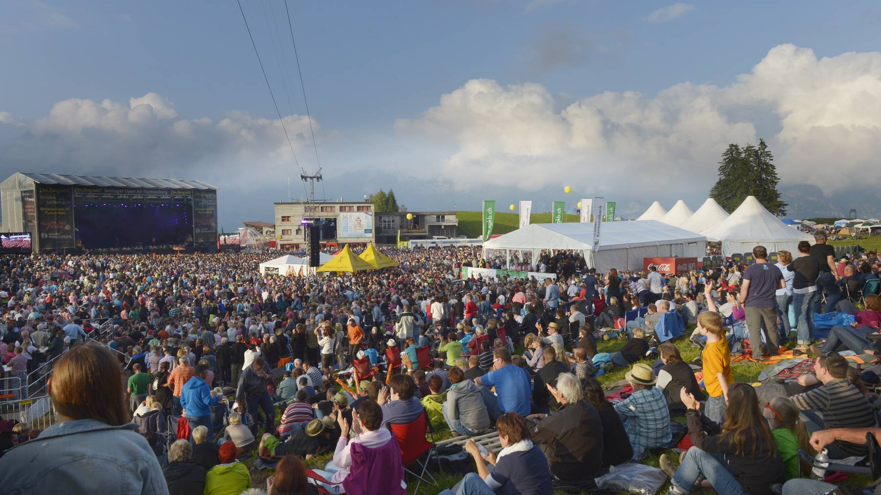 Das Schlager-Openair geht dieses Jahr am 31. Juli zum letzten Mal im Flumserberg über die Bühne.