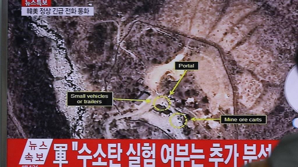 Laut der südkoreanischen Nachrichtenagentur Yonhap hat Nordkorea auf dem Testgelände die Vorbereitungen für die Zündung einer weiteren Atombombe abgeschlossen.
