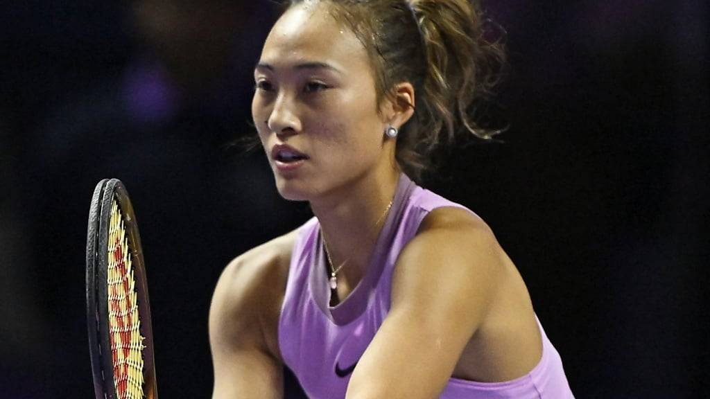 Hat weiter die Chance, als erste Chinesin die WTA Finals zu gewinnen: Zheng Qinwen