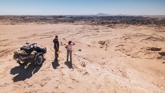 Aus zwei wurden fünf Jahre – mit dem Seitenwagen-Motorrad nach Afrika