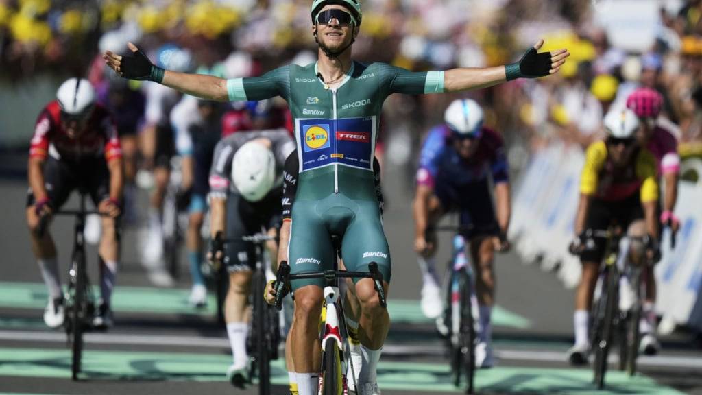Jonathan Milan gewinnt die 8. Etappe der Tour de France